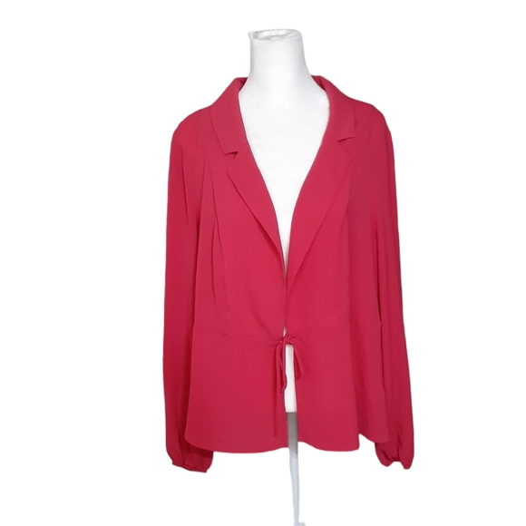 Torrid size 2 top. One tie closure. Red - Picture 1 of 8